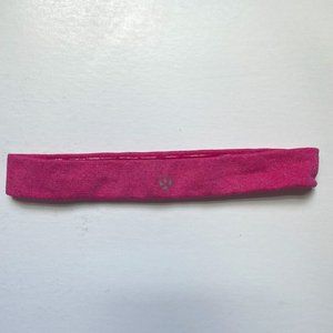 Cardio Cross Trainer Headband Pink Lululemon head band